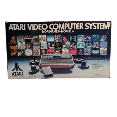 Vintage Atari 2600 Video Computer System Complete Original Packaging NEAR MINT!