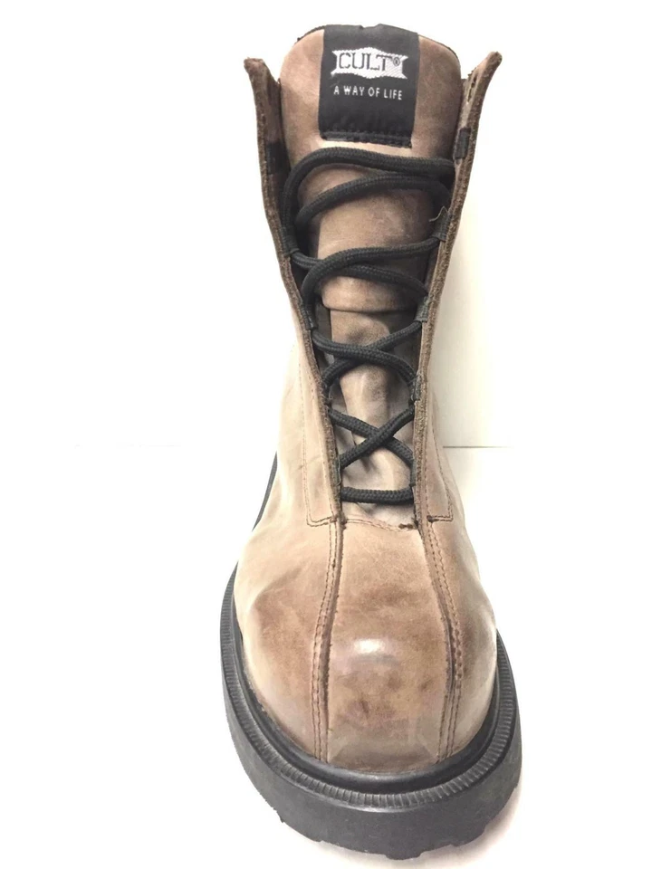 SCARPE SCARPONI UNISEX CULT CL3663G816A BOLT CRAZY HORSE PELLE ORIGINALE AI NEW - Immagine 3 di 4