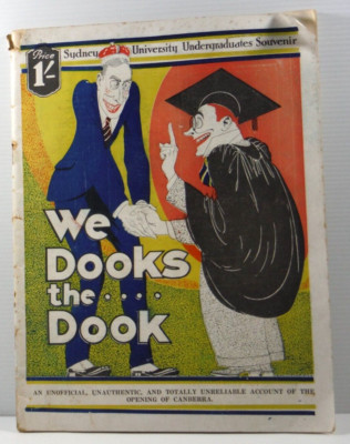 We Dooks the Dook Sydney University Undergraduates Souvenir vintage magazine