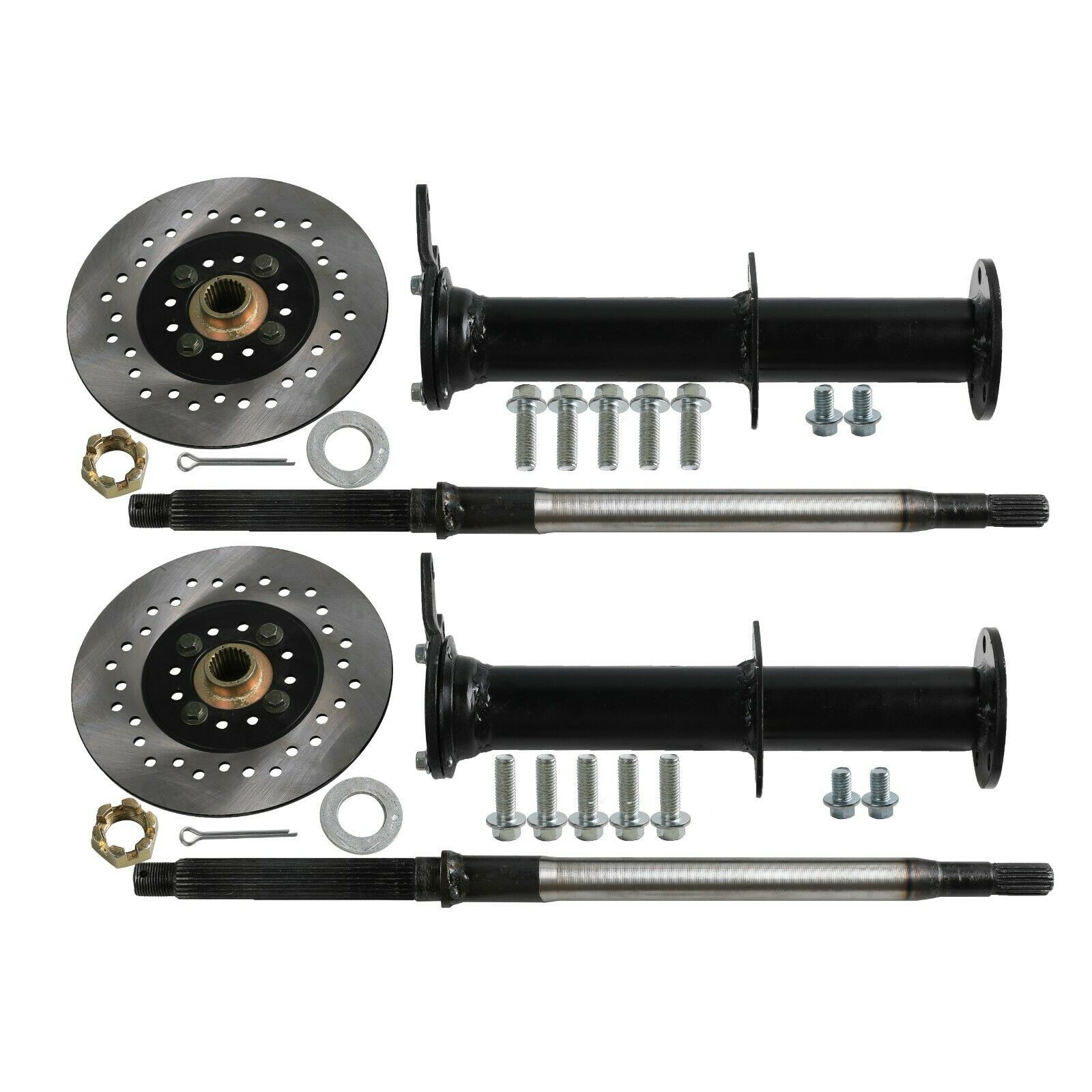 1020mm Electric Brushless Differential Motor Rear Axle Hub kit For Go