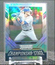 2021 Panini Prizm Baseball Kris Bryant Championship Stage Silver Prizm Cubs