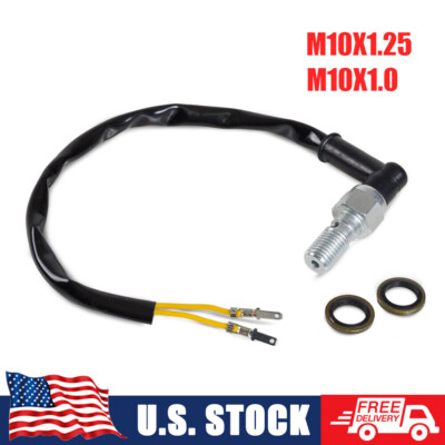 #ad #ad Motorcycle Hydraulic Brake Pressure Brake Light Switch Banjo Bolt M10x 1.00 1.25 $9.49