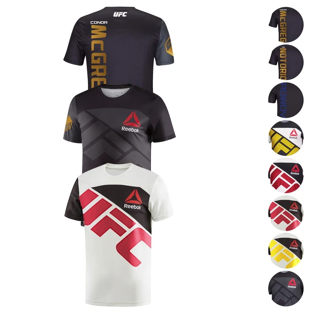 Reebok UFC Fight Night Walkout Short Sleeve T-Shirt Black