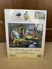 Thomas Kinkade Disney Snow White Discovers The Cottage Cross Stitch Kit Unopened