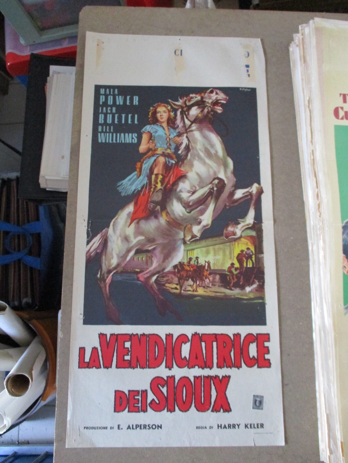 Locandina di La vendicatrice dei sioux (1952)