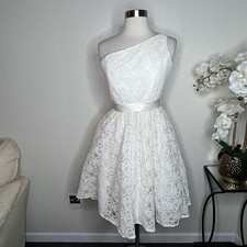 Vintage Mori Lee by Madeline Gardener Fit & Flare Lace Flower Girl 10