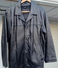 Men's Used Guess Leather Large Jacket