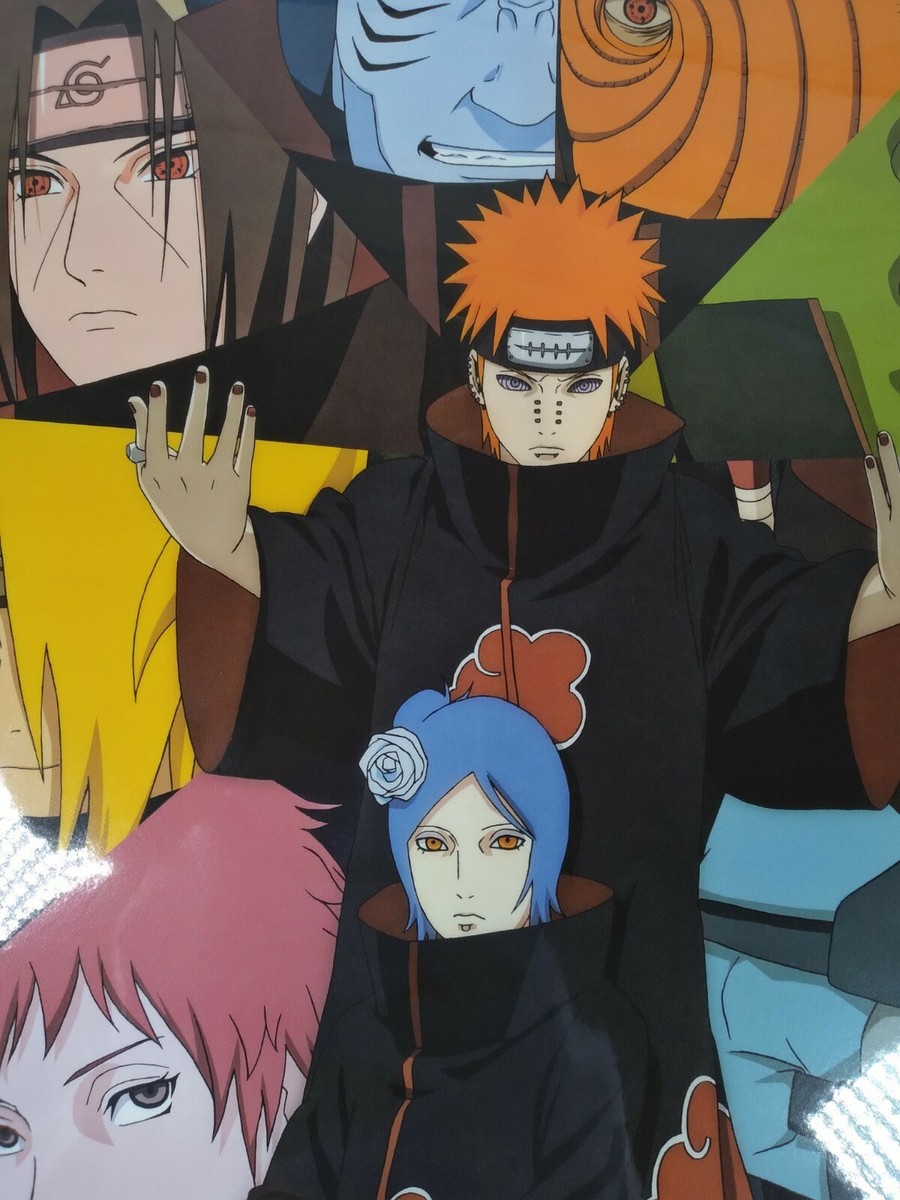 Naruto Akatsuki Membros Anime Modern Canvas Art Print 40 x 60 cm :  : Home & Kitchen