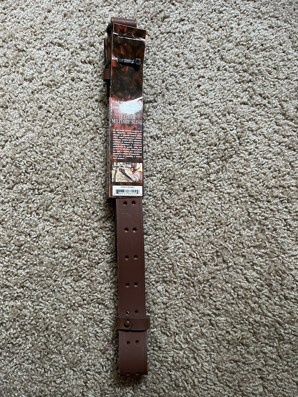 New Saddle Mate Genuine Leather Military Sling Top Grain Cowhide Item