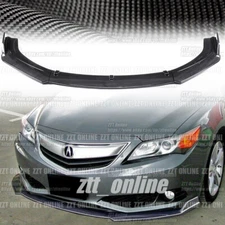 Front Lip Splitter Spoiler For Acura ILX Sedan 2012-2015 Carbon Fiber Style