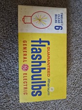 General Electric Rhenium #6 Flash Bulbs Vintage, Pack of 12