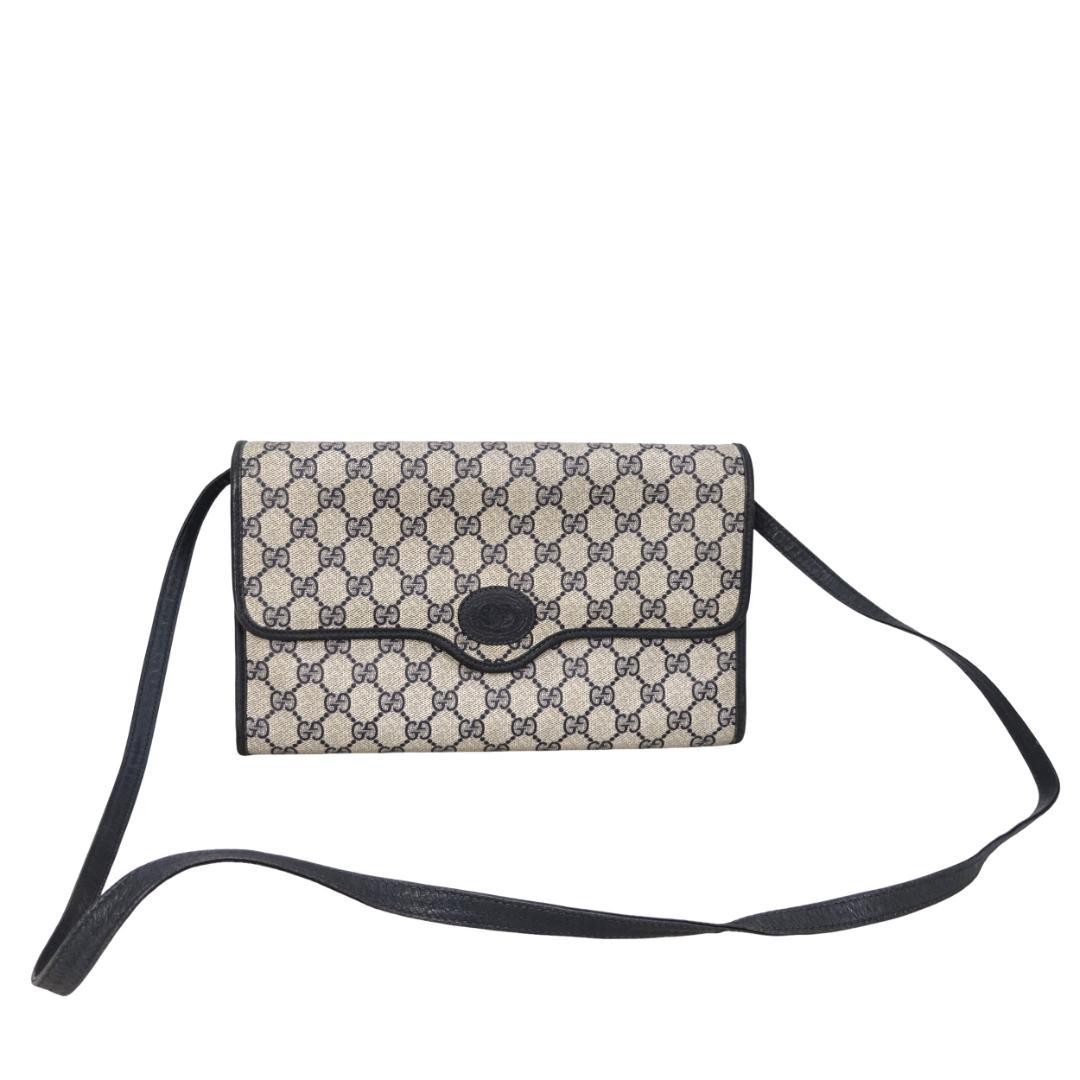 Gucci Interlocking GG Pattern Beige Shoulder Bag … - image 1