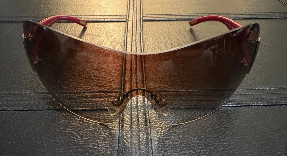 Ralph Lauren Rimless Shield Sunglasses in Brown Gradient Ralph Lauren Brown Shield Sunglasses for Women for sale | eBay main image 3