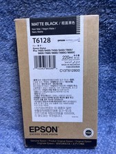 November 2022 Genuine Epson Matte Black Ink Cartridge T6128