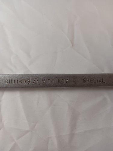 Billings Vitalloy Special 1090 Wrench, 7/16 and 17/32 inch, USA - Picture 7 of 9