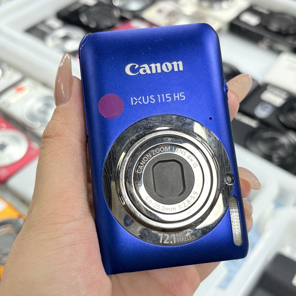 Canon IXUS 115 HS 12.1MP Digital Camera - Blue Tested | eBay