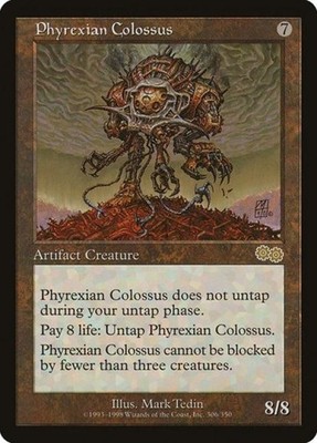 Phyrexian Colossus - Medium Play MTG Urza's Saga