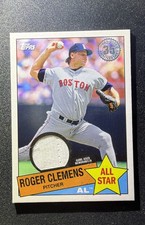 2020 Topps - 1985 Topps Baseball All-Stars Relics Roger Clemens #85ASR-RC (MEM)
