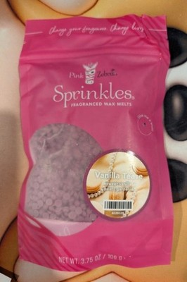 Pink Zebra wax Sprinkles - NEW - Over 3.75 oz. Bags !