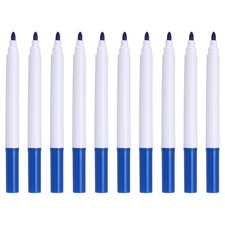 Chalk Board Marker Pens, 10 Pcs Liquid Chalk Markers Erasable, Dark Blue