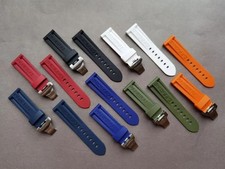 Rubber Strap for Panerai Officine Watch 22/24/26mm Watch Band Replacement