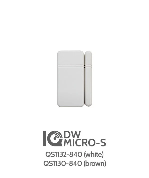 LOT of 2 x NEW Qolsys IQ DW Micro-S S-Line QS1132-840 319.5 Mhz Wireless Sensor