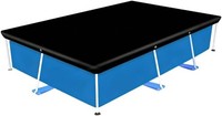 Poolabdeckung Rechteckig 220X150Cm Uv-BestäNdig Solarplane FüR Hundepool
