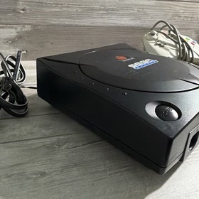 SEGA Sports Dreamcast Black Console HKT-3020 Bundle: Controller & Cords + Game