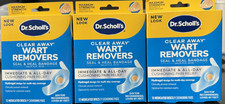 3PK Dr Scholls Clear away Wart remover 12 disc exp 03/26