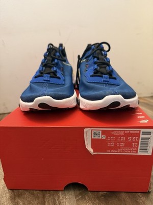 Nike React Element 55 Game Royal Black White Men's Sneaker BQ6166-403