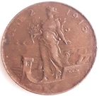 ITALY : 2 CENTESIMI 1915 KM 41