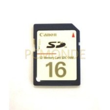 Canon Secure Digital Memory Card SD for Powershot Cameras SDC-16M 