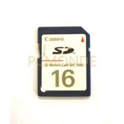 Canon Secure Digital Memory Card SD for Powershot Cameras (SDC-16M)