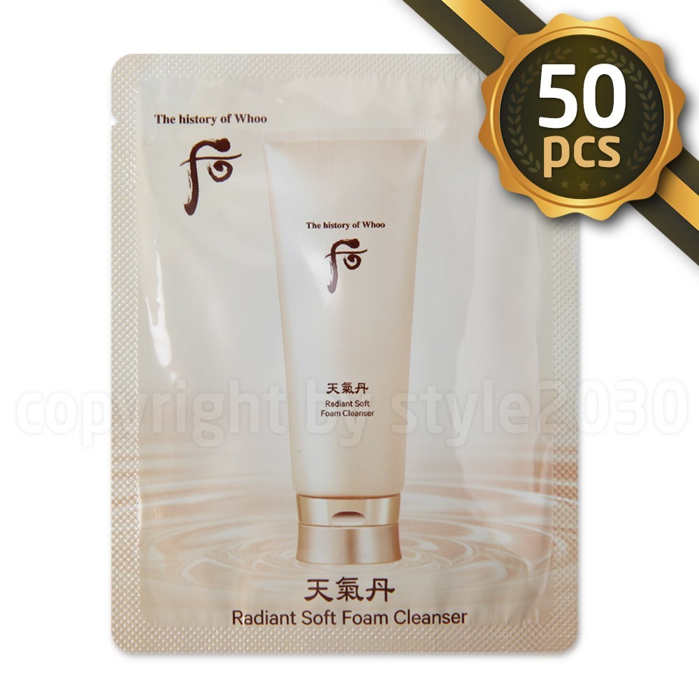 The History Of Whoo Cheongidan Radiant Soft Foam Cleanser 2ml (10~100pcs)