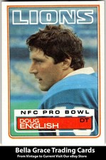 1983 Topps Doug English #63 Detroit Lions NFL Football