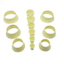 12x Plastic Watch Movement Seat Holder Case Stacked Cup Watchmaker Repair Tools