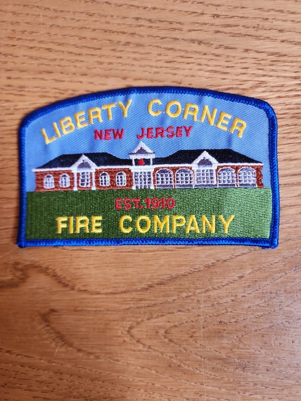 Liberty Corner (Somerset County) New Jersey NJ Fire Company patch - NEW!