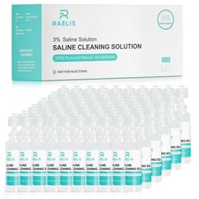 3 Saline Solution for Household Uses 300ml 10.56 FL OZ 5ml Each 60 Pack