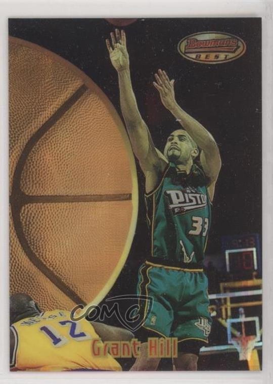 1997-98 Stadium Club Bowman's Best Previews Atomic Refractor Grant Hill HOF 7y2