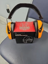 TINSSON NRR 23dB Shooting Ear Protection Hunting Orange Safety Earmuffs