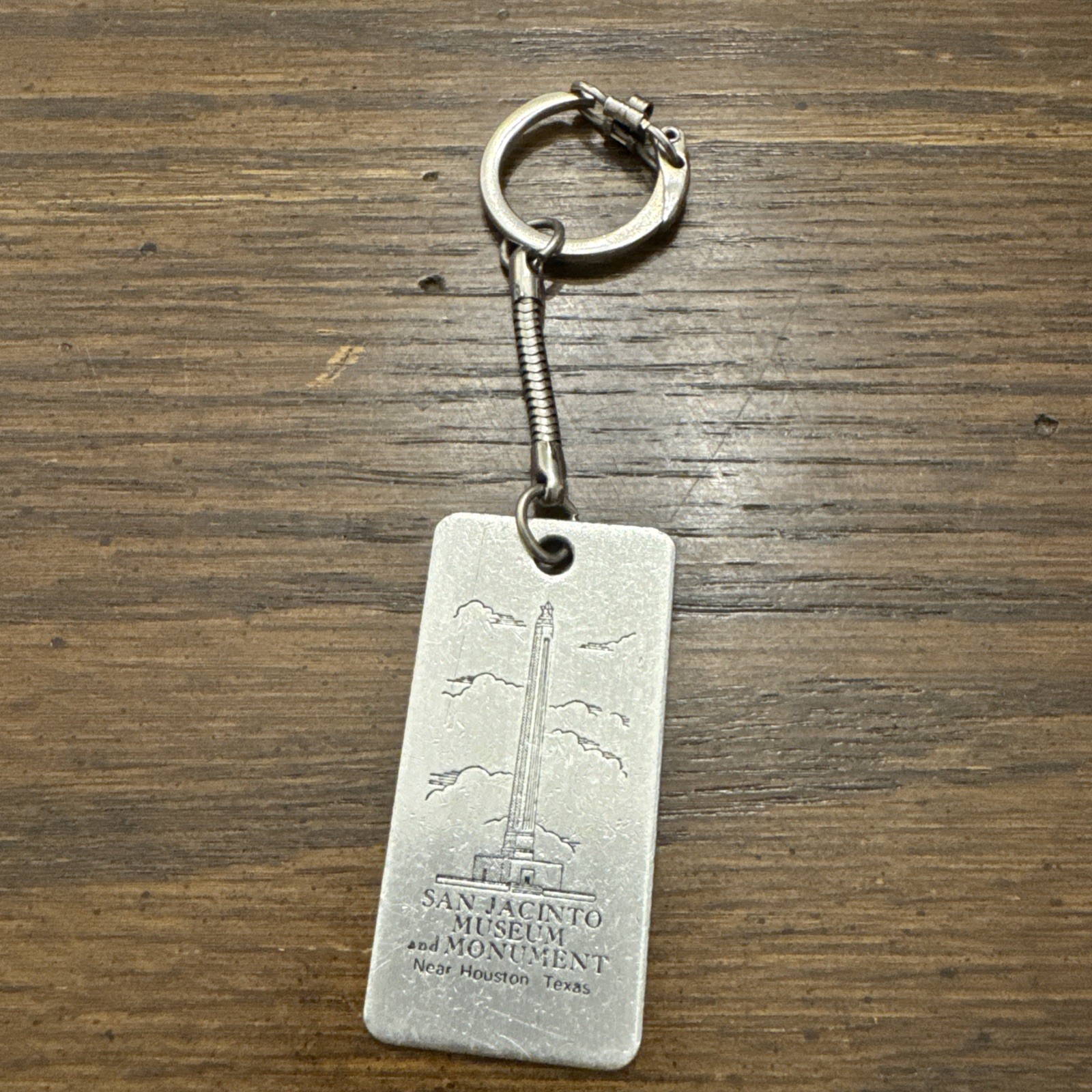 Vintage San Jacinto Museum & Monument Keychain (34) - Gem