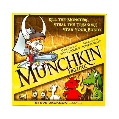 SJG Board Games Munchkin Collection #83 - Deluxe Game + 4 Expansions! VG/NM