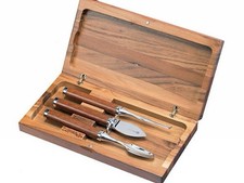 Set con cofanetto on legno con accessori per Crostacei