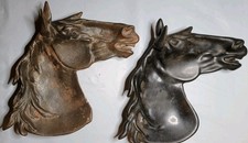 Salesman Sample 1800s Cast Iron Horse Head Trinket Dish  Identical Recasting