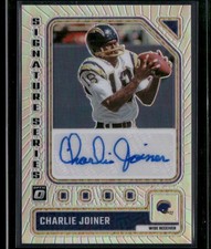 2008 Donruss Playoff Silver Signatures Charlie Joiner #SS-CJ Auto