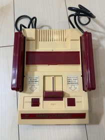 Nintendo Famicom Console HVC-001 Tested Working w/ 2 Controllers RF AC Adapter