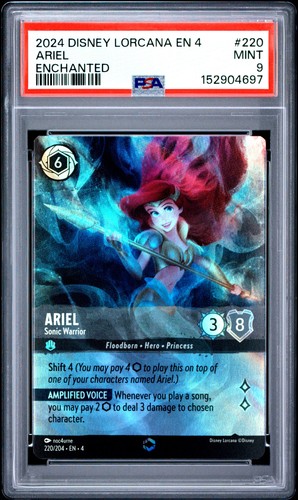 Ariel - Sonic Warrior graded PSA 9 for sale on eBay