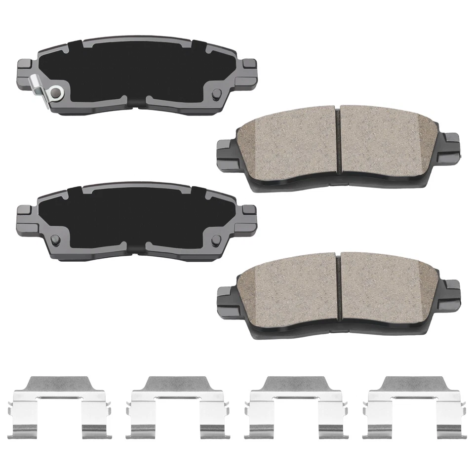 Pastillas de freno traseras de cerámica para Chevrolet Trailblazer EXT 2002-2009 4,2 L 5,3 L Foto 2 de 4