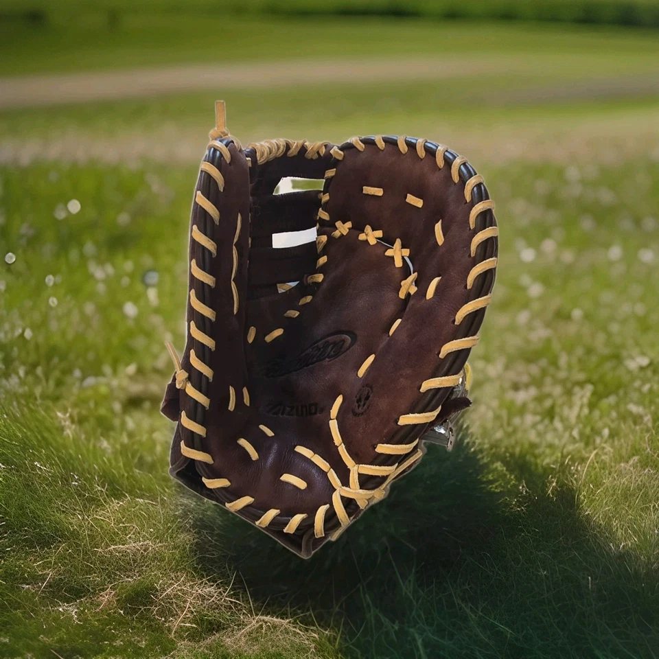 Mitón Primera Base Mizuno GXF 90B1 Premium Franquicia Guante Lanzamiento Mano Derecha 12.50" Foto 3 de 4