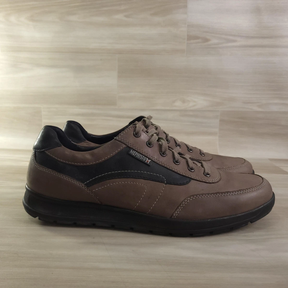 Mephisto Dark Brown Leather City Hikers Air Bag Shock Absorber Soles Size 11 Casual Men main image 4
